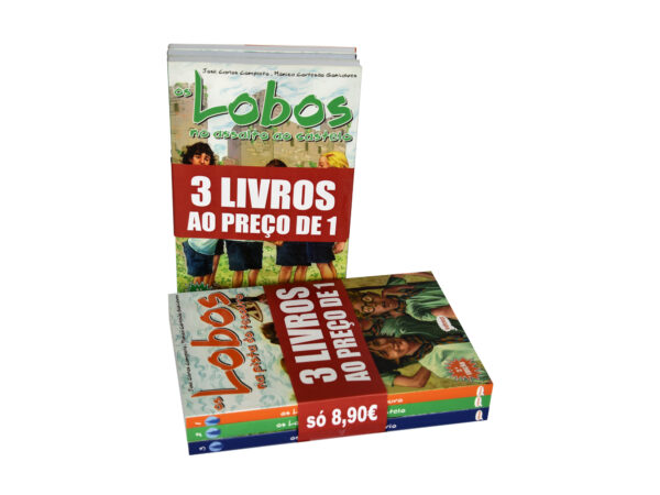 Pack 3 livros coleção "Lobos"-0