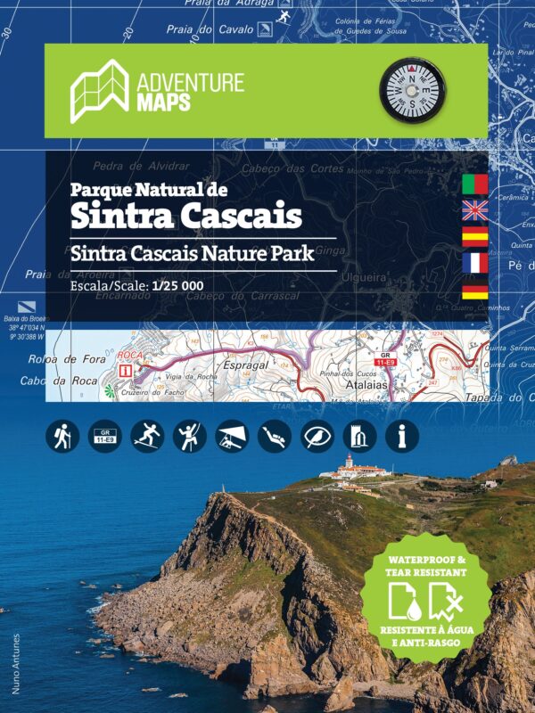 Mapa do Parque Nacional de Sintra-Cascais-0