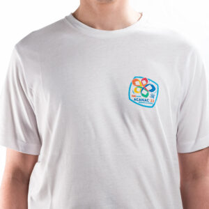 T-shirt Branca Logo cor frente 24Acanac-0